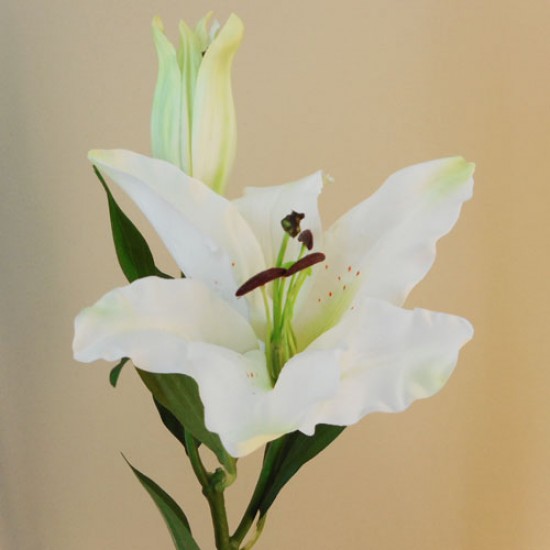 Rydal Artificial Lily White 72cm L032 I1